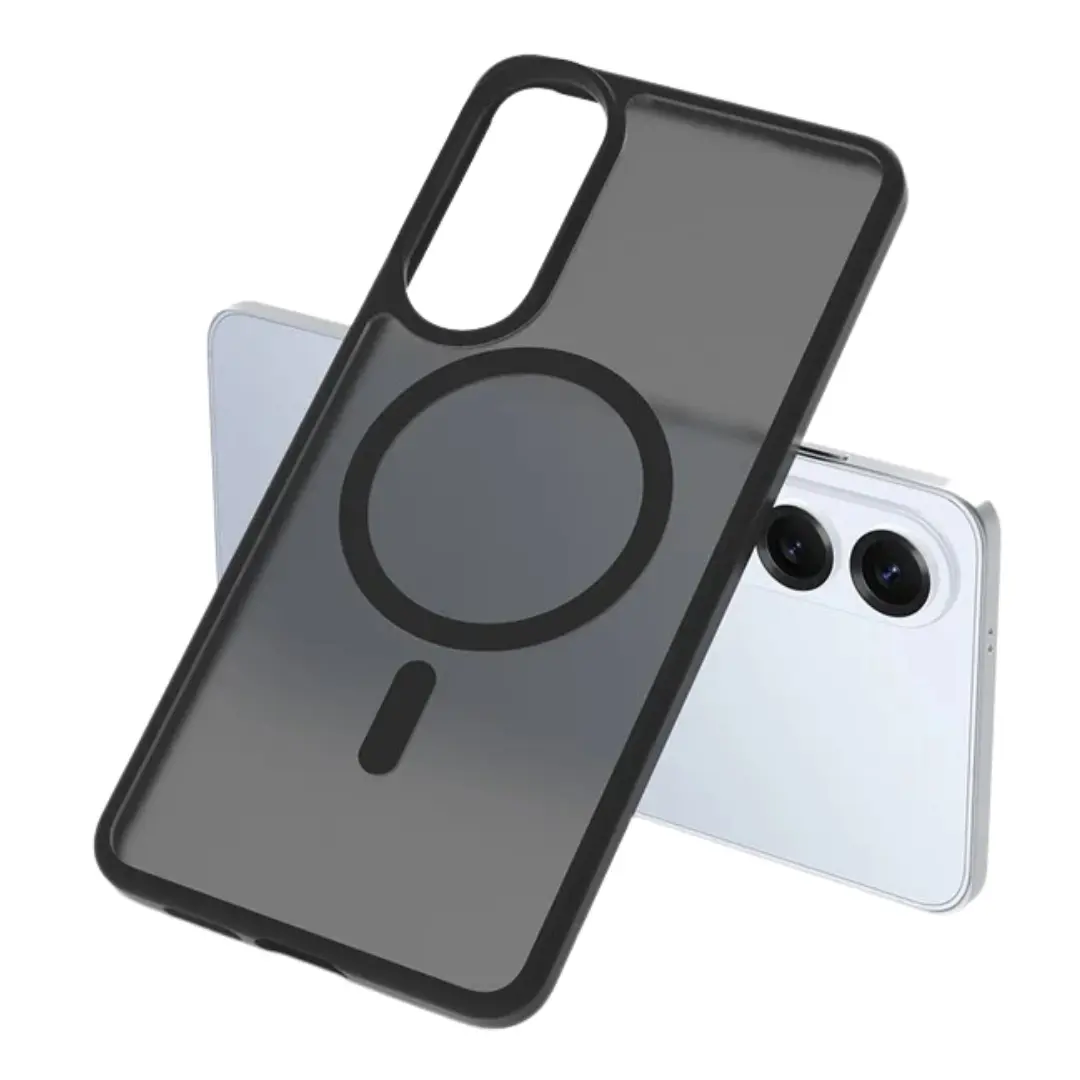 Samsung Galaxy S25 Edge MagSafe Cam Smoke Twotone Case Black